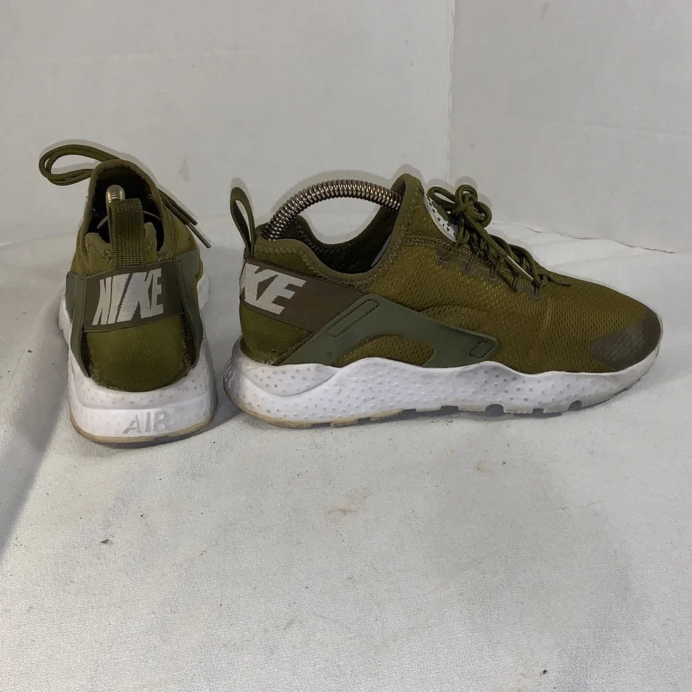 Nike Womens Air Huarache Run Ultra ‘Palm Green’ Running Sneakers